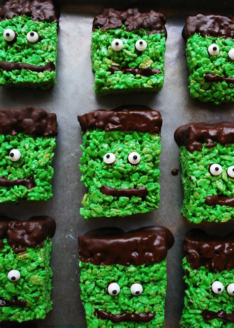 There are so many fun. Allergy-friendly Frankenstein Krispies (Gluten, dairy, egg, soy, peanut & tree nut free; vegan ...