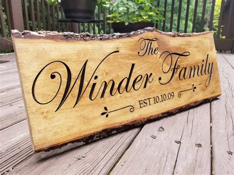 Personalized Wooden Wedding Signs