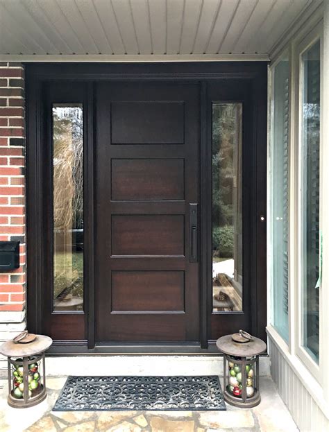 Modern Front Door With Sidelights Hot Sex Picture