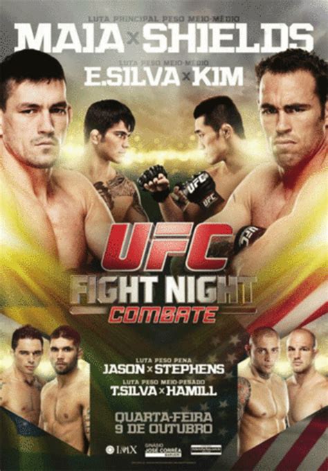 Ufc Fight Night 29 Maia Vs Shields Fight Card Ufc And Mma News Results
