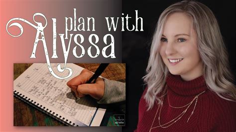 Plan The Week With Alyssa Youtube