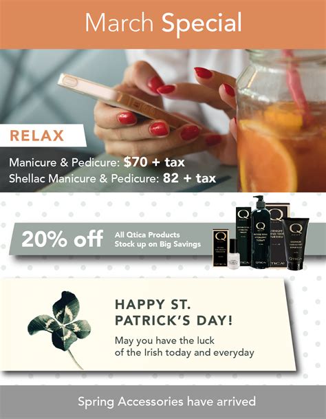 March Specials Options Salon And Spa