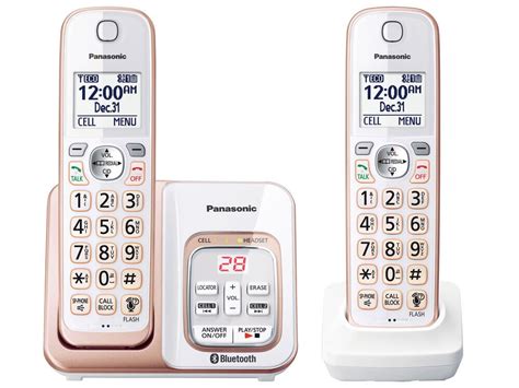 Buy Panasonic Link2cell Bluetooth Cordless Phone With Voice Assist And