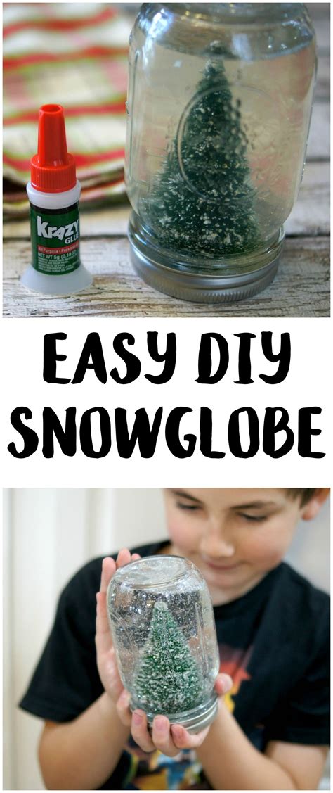 Easy Diy Snowglobe Easy Christmas Diy Christmas Crafts For Adults