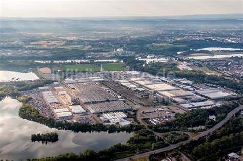 Luftaufnahme Wörth am Rhein Werksgelände des Daimler Automobilwerk