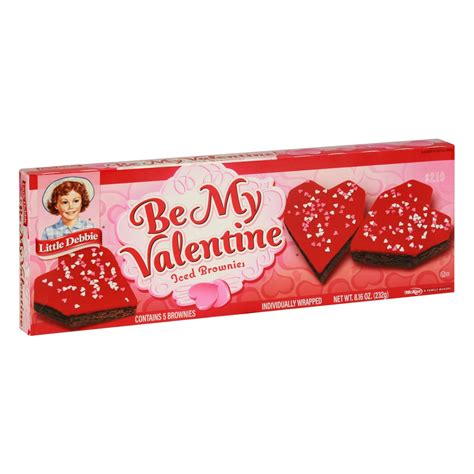 Little Debbie Be My Valentine Iced Brownies Shop Snack Cakes At H E B