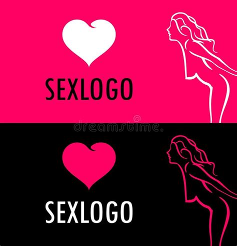 Sex Logo With Denuded Girl Stock Vector Illustration Of Love 103890471