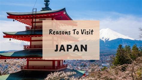 Reasons To Visit Japan At Least Once In Your Lifetime Bucketlist