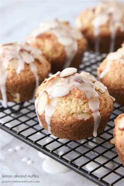 Lemon Almond Muffins Recipe Your Homebased Mom