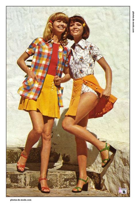 Mini Jupe 1973 Trendy Fashion Retro Fashion Vintage Fashion Womens