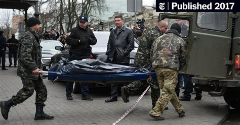 Russian Agent Killed Lawmaker In Kiev Ukraine Officials Say The New