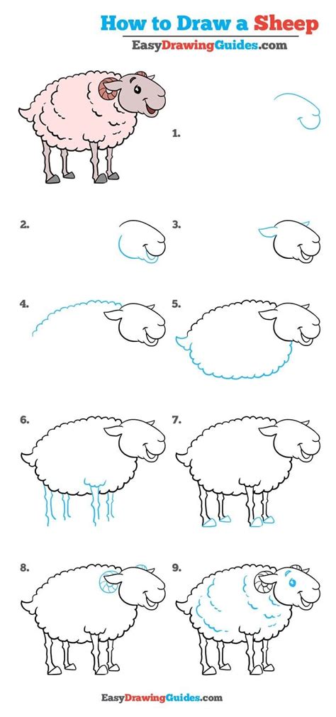 How To Draw Shaun The Sheep Step By Step Lynch Reckeddens