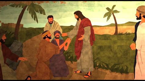 Jesus Heals Two Blind Men Youtube