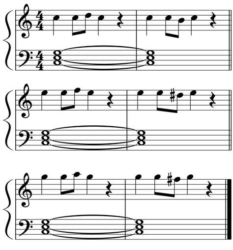 Major Triad Neighbor Tones Piano Ology