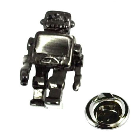 Robot Lapel Pin Badge From Ties Planet Uk