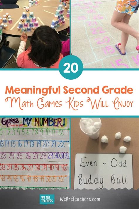 20 Meaningful Second Grade Math Games Kids Will Enjoy Second Grade