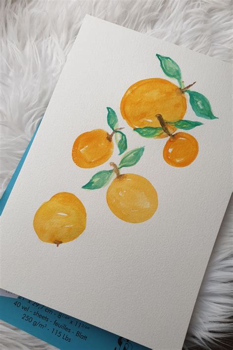 Watercolor Fruit Paintings Easy Watercolor Fruit Fruit Painting