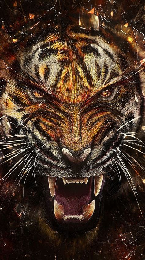 Tiger Animals Digital Hd Phone Wallpaper Peakpx