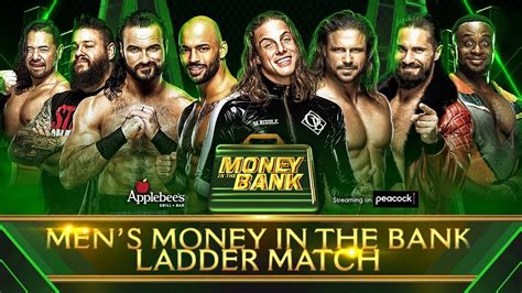 Wwe Money In The Bank 2021 Mens Money In The Bank Ladder Match Full