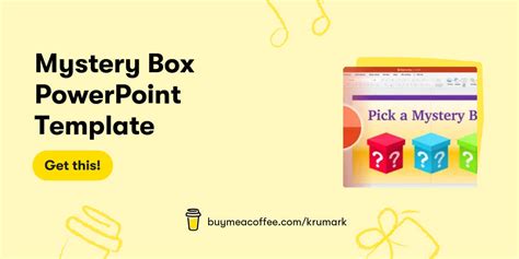 Mystery Box Powerpoint Template Buymeacoffee