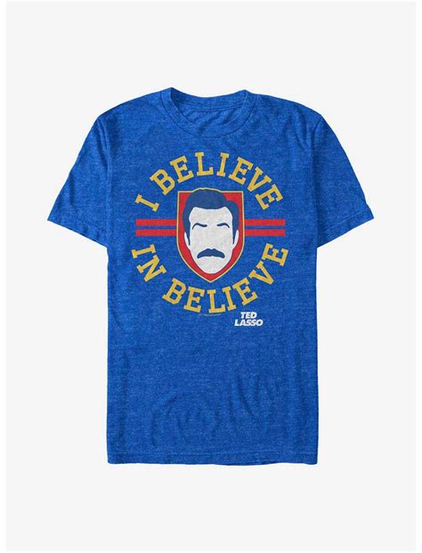 Ted Lasso Believe In Believe Shield T Shirt Blue Hot Topic