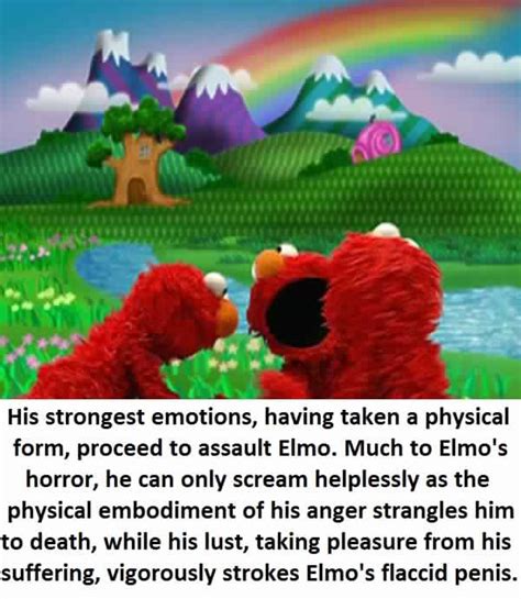 The Adventures Of Elmo In Daemonland Bertstrips Know Your Meme