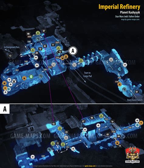 Imperial Refinery Map Kashyyyk For Star Wars Jedi Fallen Order