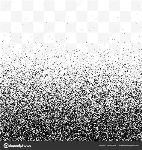 Grain Gradient Vector Transparent Background Black White Old Noise