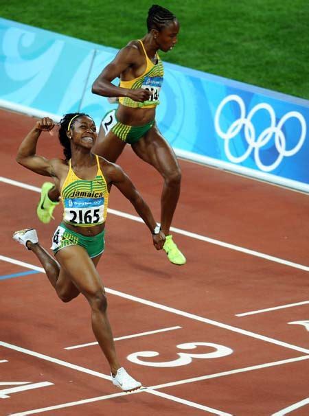 Beijing Olympics Womens Fitness Track Runners Track And Field