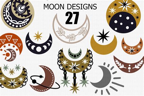 Magic Boho Clipart And Moon Designs 818676 Illustrations Design Bundles