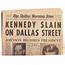 Lot Detail  Dallas Newspaper Reporting The Assassination Of JFK