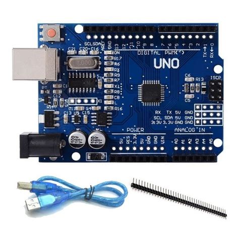 Arduino Uno R3 Ch340 Atmega328p Compatible Micro Usb