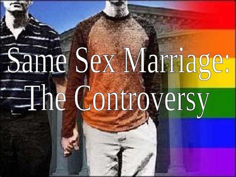 Same Sex Marriage Ppt
