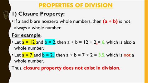 Properties Of Whole Numbers