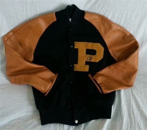Letterman Jacket Purdue University Golf Player Issued Varsity Coat Ron