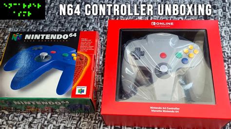 Nso N64 Switch Controller Unboxing And Comparison With Original Asmr