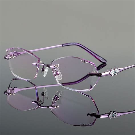 2016 new fashion women rimless glasses frame eyeglass frame classy