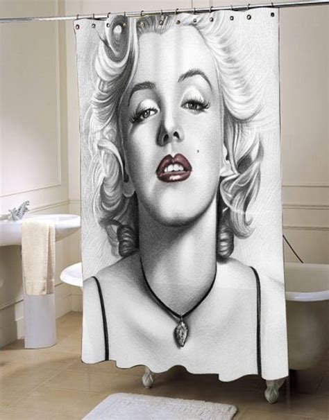 Shower Curtain Marilyn Monroe Myshowercurtains Marilyn Monroe Bathroom Marilyn Monroe Room
