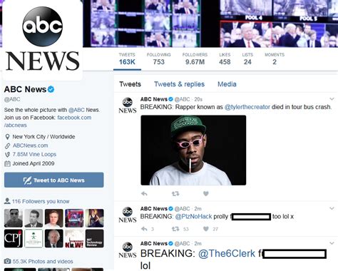 Hacker Pranksters Hijack Twitter Accounts Of Abc News And Good Morning