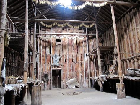 Interior Turtle Clan Longhouse Iroquoian Village Crawfo Flickr