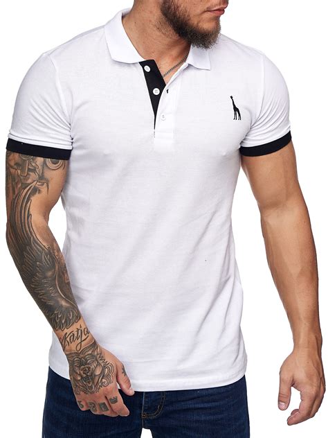 Poloshirt Polohemd T Shirt Basic Kurzarm Einfarbig Slim Fit Polo Shirt Herren Ebay