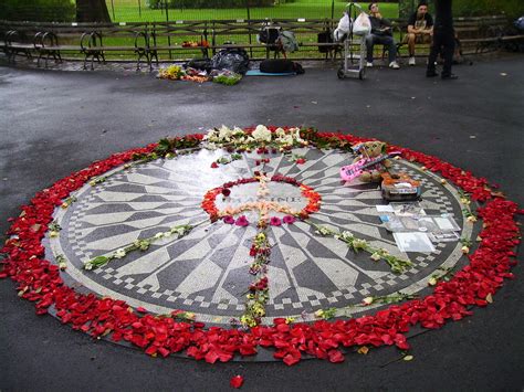 John Lennon Imagine Memorial Strawberry Fields Central Flickr
