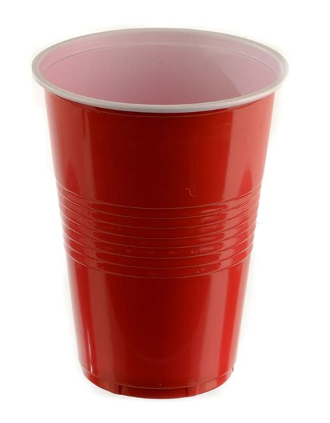 Beer Pong Disposable UK Party Cups Red American 16oz Plastic Red Party