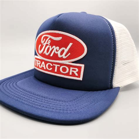 Ford Trucker Hat Ford Tractor Hat On Foam Front Vintage Etsy