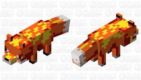 Fire Fox Minecraft Mob Skin
