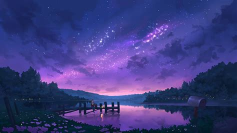Night Sky In 4k Landscapes Live Wallpaper 33178 Download Free