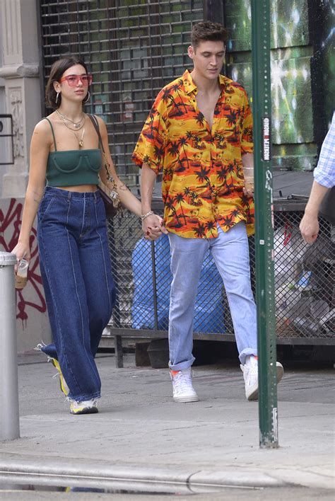 Dua Lipa Was Seen Out with Boyfriend Isaac Carew in New York - Celeb Donut