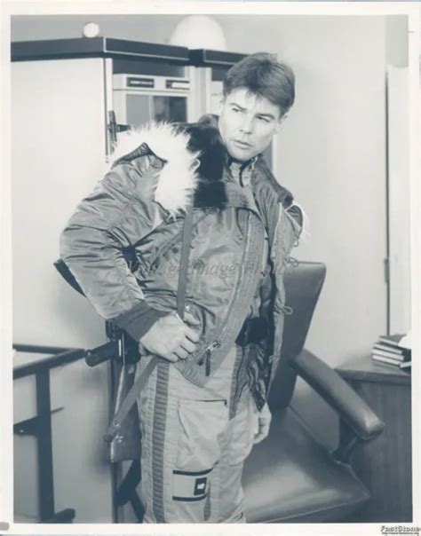 1980s Actor Jan Michael Vincent Handsome In Jacket With Gun 7x9 Vintage