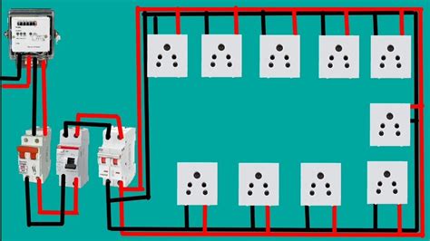 Ring Circuit Wiring Diagram Of Power Sockets Youtube