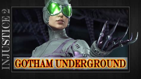 Injustice 2 Gotham Underground New Catwoman Epic Gear Set Showcase